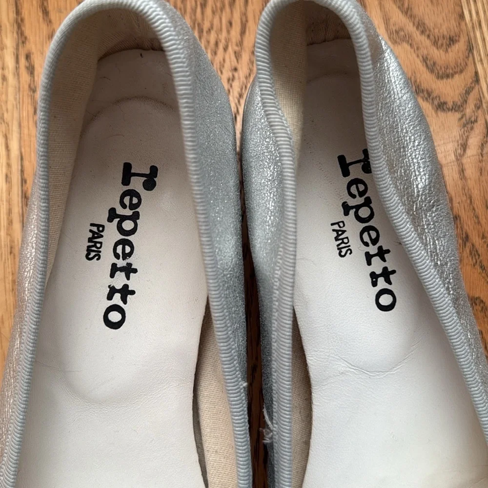 Repetto ballet flats silver size 39.5 cendrillion - Picture 3 of 9